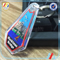 Kundenspezifisches Acryl transparentes Plastikglas Keychain